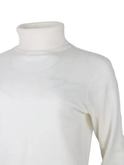 Armani Exchange Sweaters In White