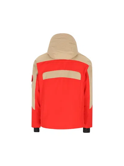 Bogner Hooded Jacket In Red