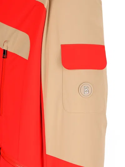 Bogner Hooded Jacket In Red