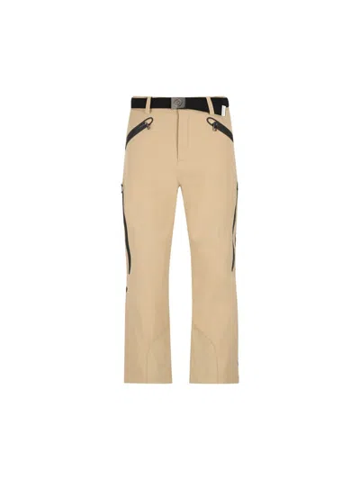 Bogner Tim Zip-pocket Belt Ski Trousers In Brown