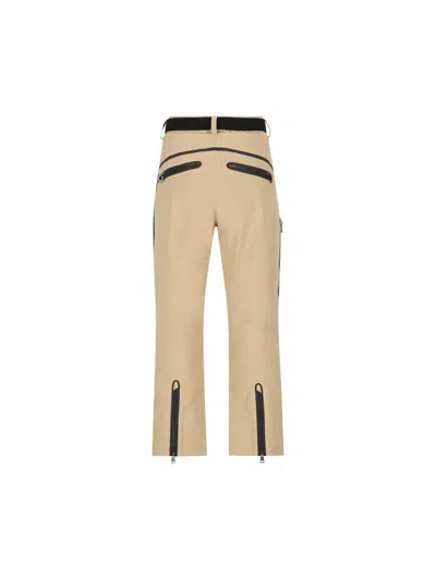 Bogner Tim Zip-pocket Belt Ski Trousers In Brown