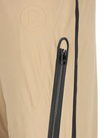 Bogner Tim Zip-pocket Belt Ski Trousers In Brown