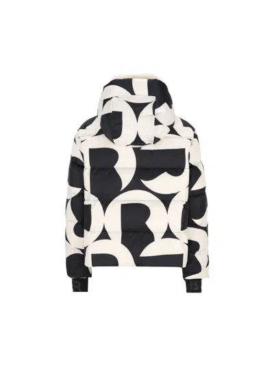Bogner Maja Printed Down Ski Jacket In Neutral