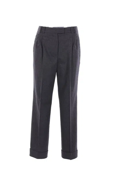 Alberto Biani Trousers In Gray