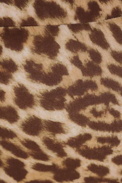 Duran Lantink Beige Padded Jersey Leggings In Brown