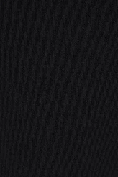 Jil Sander Bead Embellished Sleeveless Stretch Virgin Wool Blend Midi Dress In Black