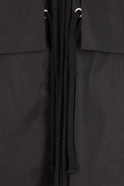 Craig Green High-collar Hooded Jacket In Black