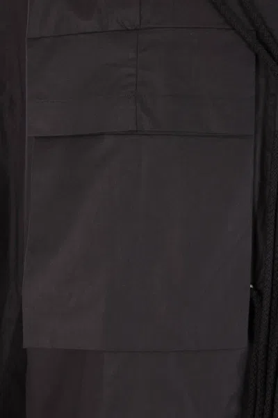 Craig Green High-collar Hooded Jacket In Black