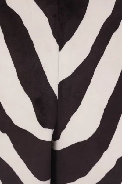 Duran Lantink Zebra-print Flared Trousers In Multi