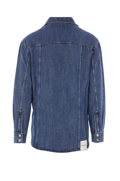 Namacheko Han Long-sleeve Denim Shirt In Blue