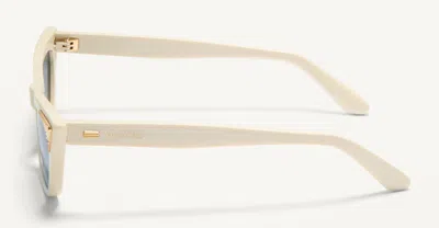 Valentino Blue Cat Eye Ladies Sunglasses Vls-17 5b 51 In Blue