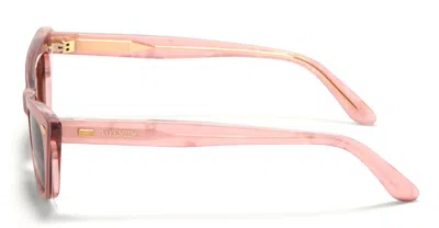 Valentino Brown Cat Eye Ladies Sunglasses Vls-176 B 51 In Brown