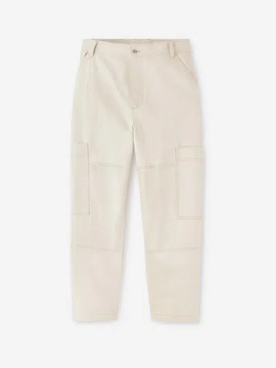 Jacquemus Cargo Trousers With Pockets And Loops In Neutral