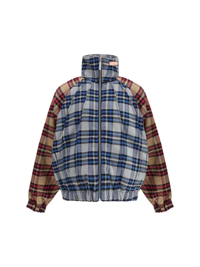 Pdf Channel Federico Patchwork Check Jacket In Multi