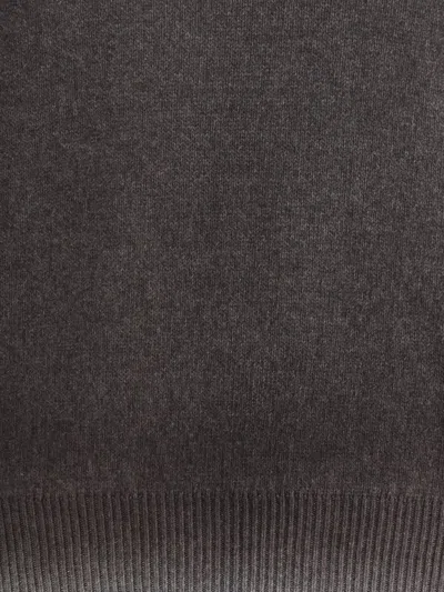 Aragona Cashmere Gradient Turtleneck Knitwear In Gray