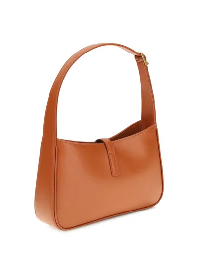 Saint Laurent Hobo Shoulder Bag In Orange