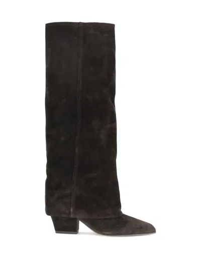 Paris Texas Jane High Boots In Brown