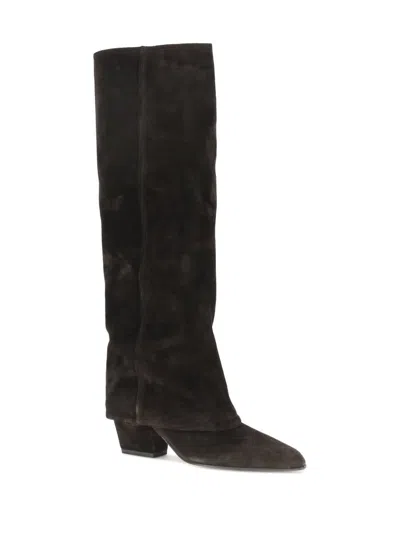 Paris Texas Jane High Boots In Brown