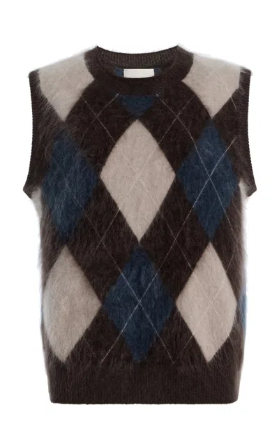 Lisa Yang Yasmin Cashmere Vest In Multi