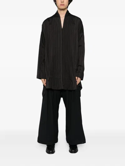 Jan-jan Van Essche Striped T-shirt In Black