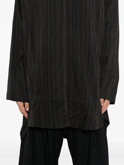 Jan-jan Van Essche Striped T-shirt In Black