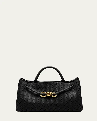 Bottega Veneta Small East-west Andiamo Bag In Black