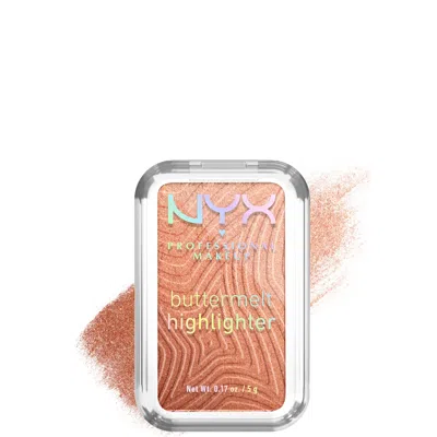 Nyx Professional Makeup Buttermelt Highlighter 5g (various Shades) - Butta In Bronze