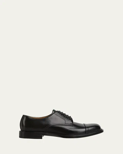 Gucci Brogue Shoes Men Black In Black