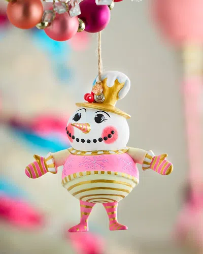 Glitterville Baby Holly Jolly Christmas Ornament In Pink