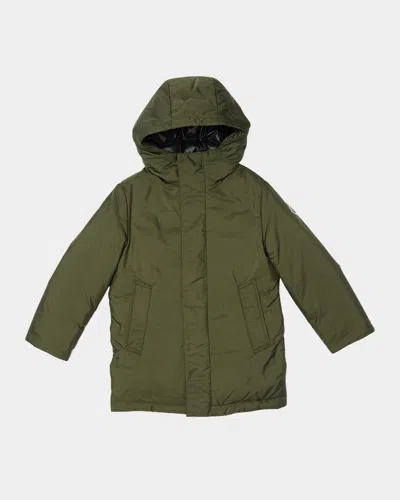 Moncler Boy's Gesudar Water-resistant Hooded Parka Coat In Multi