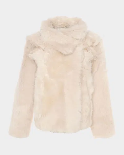 Gorski Reversible Toscana Lamb Shearling Jacket In White