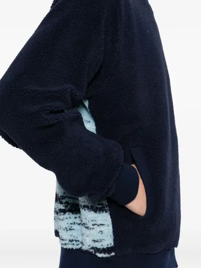 Agnès B. Classe Bomber Jacket In Blue