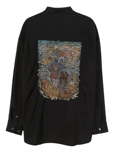 Songzio Graphic-embroidered Shirt In Multi