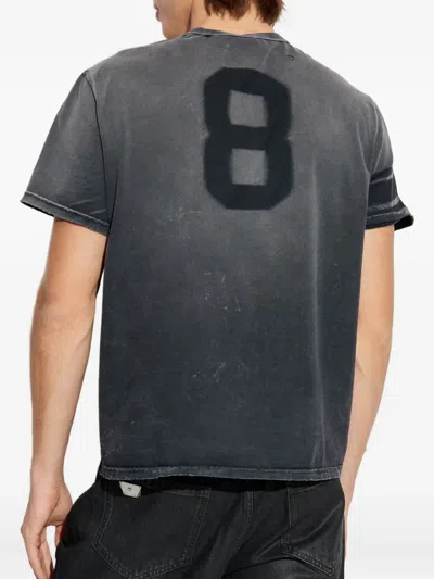 Misbhv Distressed-finish T-shirt In Gray