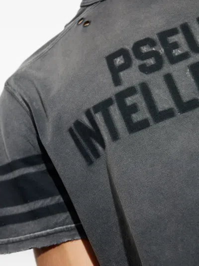 Misbhv Distressed-finish T-shirt In Gray