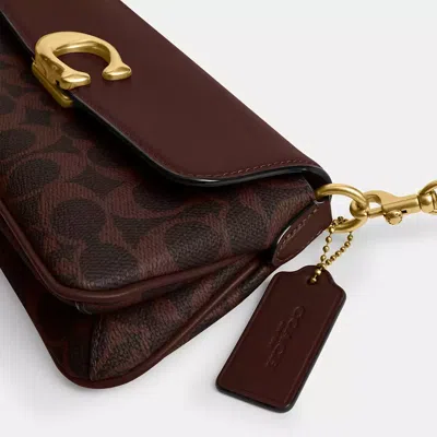 Coach Jet Shoulder Bag In Signature Canvas In Brown