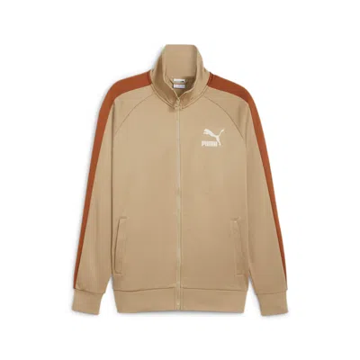 Puma T7 Iconic Track Jacket 'beige' In Multi