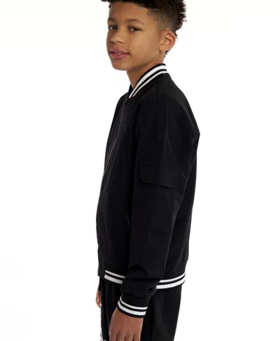 Sovereign Code Boys 5-18 Cedric Long Sleeves Bomber Jacket In Black
