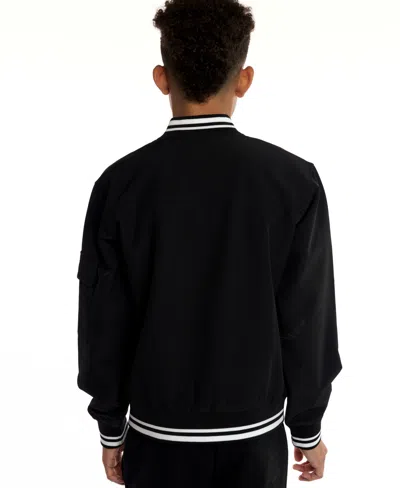 Sovereign Code Boys 5-18 Cedric Long Sleeves Bomber Jacket In Black
