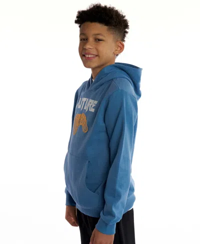 Sovereign Code Boys 5-20 Graphic Printed Pull-on Hoodie In Blue