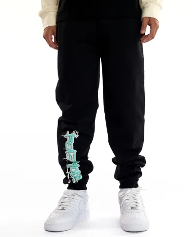 Sovereign Code Boys 5-20 Tyler Graphic Printed Pull-on Joggers In Black
