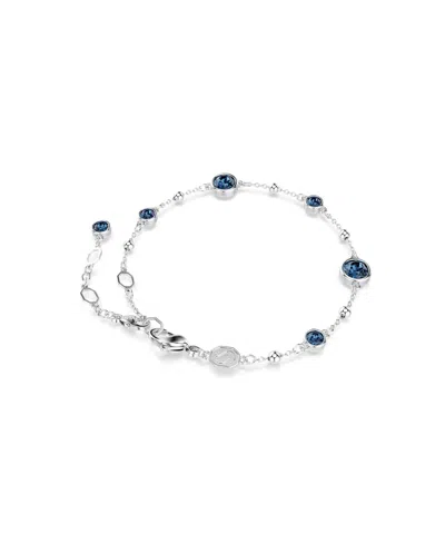 Swarovski Swaroski Imber Rhodium Plated Bracelet In Blue