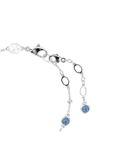 Swarovski Swaroski Imber Rhodium Plated Bracelet In Blue