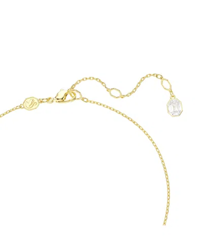 Swarovski Idyllia Pendant Necklace, 14.9-17.8 In Gold