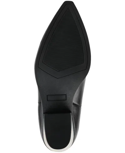 Journee Collection Womens Chantry Stacked Heel Dress Boots In Black