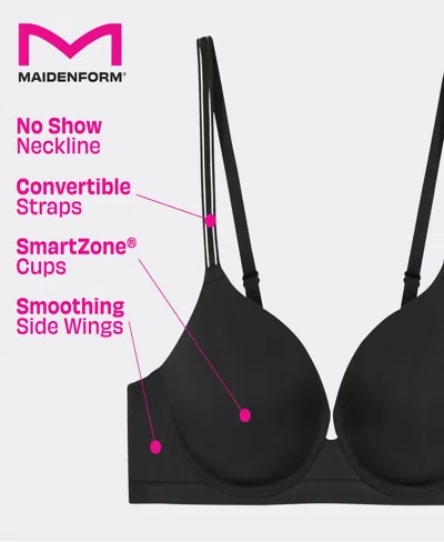 Maidenform Women's Pure Comfort Seamless Wire-free Bra In Pink
