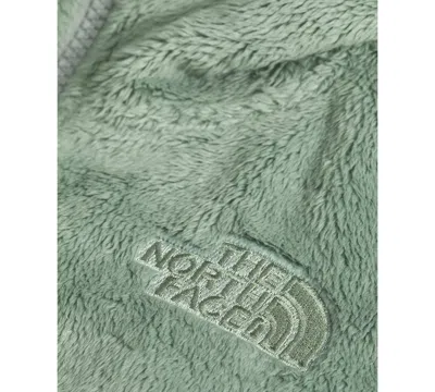 The North Face Big Girls Osito Full Zip Hoodie In Green