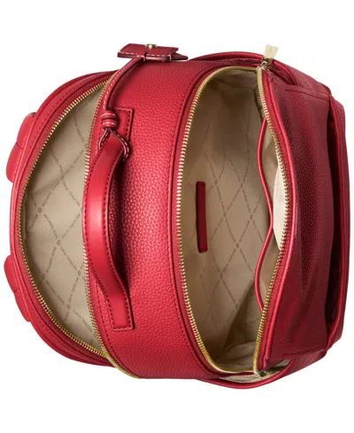Michael Kors Sable Medium Leather Backpack In Red