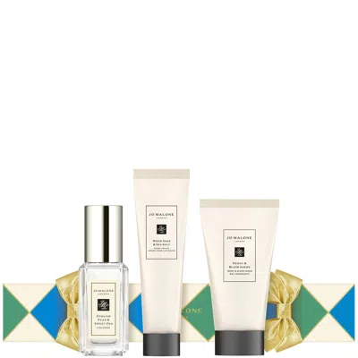 Jo Malone London Green & Blue Holiday Cracker Gift Set (limited Edition) In Transparent