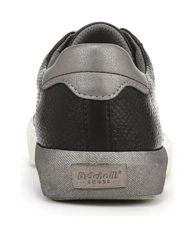 Dr. Scholl's Women's Online Low Profile Lace Up Sneakers In Black